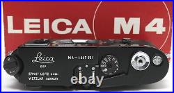 Leica M4 black paint in MINT original vintage dream condition from 1969 Year