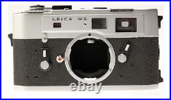 Leica M5 Chrome 3 lugs 35mm vintage film camera superb condition manual