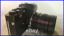 Leica R3 electronic camera withleitz macro 128 60mm lens