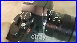 Leica R3 electronic camera withleitz macro 128 60mm lens