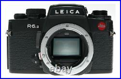 Leica R6.2 SLR 35, 90 and 60mm Macro-Elmarit-R film camera set