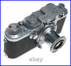 Leica RD IIIf 3F film camera red scale Elmar 3.5/50mm lens CLEAN
