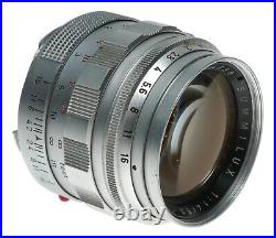 Leica Summilux 1.4/50 vintage lens hood 12585 cap