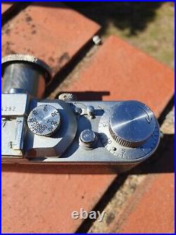 Leica iiia built in 1938 with collapsible 50mm 13,5 mtr & Slip-on Attachment