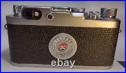 Leica lllg DBP GMBH Germany 1957 with Leitz Elmar F= 5 1 3.5 Red Scale