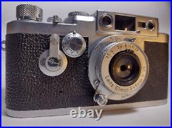 Leica lllg DBP GMBH Germany 1957 with Leitz Elmar F= 5 1 3.5 Red Scale