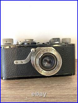 Leica model A Ernst Leitz Wetzlar Camera Elmar Lens Germany, N. 37807, Excellent