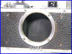 Leica standard #293913 Black Early 35mm RF camera body, Circa 1938, Vintage AS-IS