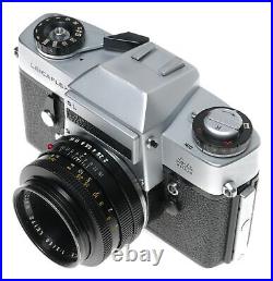 Leicaflex SL Chrome 35mm SLR film camera Summicron-R lens set