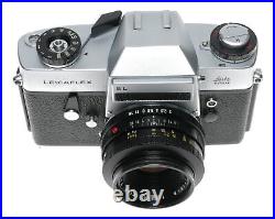 Leicaflex SL Chrome 35mm SLR film camera Summicron-R lens set