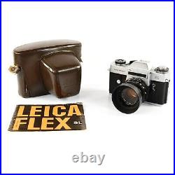 Leicaflex SL Film Camera Summicron R 50mm f/2 Leitz Wetzlar Lens + Case