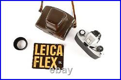 Leicaflex SL Film Camera Summicron R 50mm f/2 Leitz Wetzlar Lens + Case