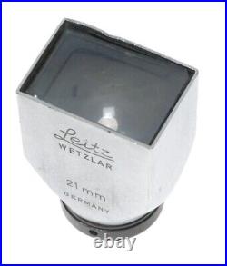 Leitz 21mm Ultra Wide Angle Chrome Leica Viewfinder Germany