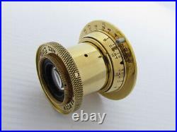 Leitz Elmar F3,5/5cm Vintage Russian M39 Gold Lens to RF camera Leica Fed Zorki