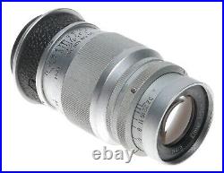 Leitz Elmar f=9cm 14 chrome rangefinder screw mount lens