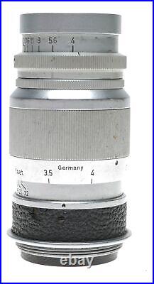 Leitz Elmar f=9cm 14 chrome rangefinder screw mount lens