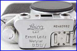 Leitz Leica IIIc DRP vintage 35mm camera body, No. 463982, made 1948-1949