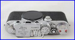 Leitz Leica IIIc DRP vintage 35mm camera body, No. 463982, made 1948-1949