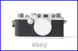 Leitz Leica IIIf Rangefinder 35mm Film Camera from 1951/52 with Red Dial