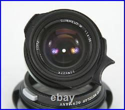 Leitz Leica M6, 35mm camera & 4x Leitz lens Summilux 35mm & 50mm, 90mm 135mm