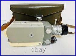 Leitz Leicina Wetzlar 8mm Movie Camera and Case 8SV-38700 Untested