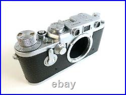 Leitz Wetzlar Leica IIIF 1953 Red Dial 35mm Rangefinder Camera Body Nr. 728954