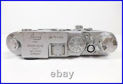 Leitz Wetzlar Leica IIIF 1955 Red Dial 35mm Rangefinder Camera Body Nr. 771149