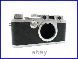 Leitz Wetzlar Leica IIIF Red Dial 35mm Rangefinder Camera Body Nr. 640199