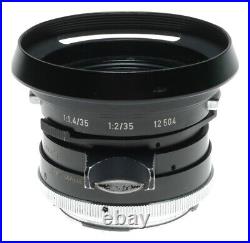 Leitz black Summilux 1.4/35mm infinity lock Canada Rare