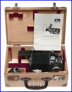 Leitz camera bellows macro photography close focus accessory cased