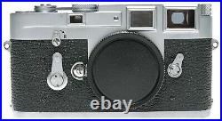 M3 Just serviced the classic 35mm film camera rangefinder chrome vintage body
