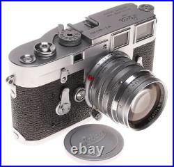 M3 Leica with Summarit 1.5 f=5cm fast glass 1.5/50mm chrome case Just Serviced