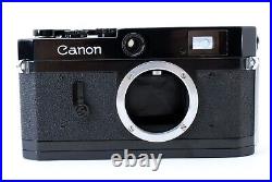 MINT Canon P Repainted Black Rangefinder LTM L39 Leica Mount Camera Japan #344