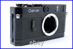 MINT Canon P Repainted Black Rangefinder LTM L39 Leica Mount Camera Japan #344