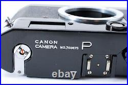 MINT Canon P Repainted Black Rangefinder LTM L39 Leica Mount Camera Japan #344