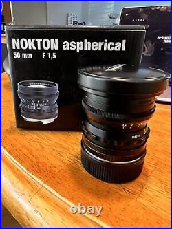 MINT Voigtlander Nokton 50Mm F1.5 Vintage Line Aspherical VM For Leica M JAPAN