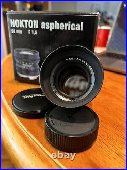 MINT Voigtlander Nokton 50Mm F1.5 Vintage Line Aspherical VM For Leica M JAPAN