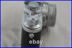 Mint Leica 3FRD SM Camera #644145 with 50mm F/2.0 Summitar in Leica Display Case