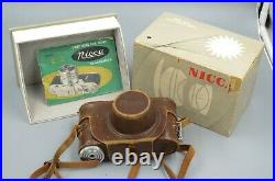 NICCA TYPE IIIS NIKKOR-HC 5cm 50mm f2 LEICA SCREW MOUNT Rangefinder BOX & MANUAL