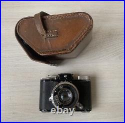 Nagel Pupille 1930's Vintage German Camera with E. Leitz Wetzlar Elmar 5cm f/3.5