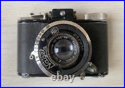 Nagel Pupille 1930's Vintage German Camera with E. Leitz Wetzlar Elmar 5cm f/3.5