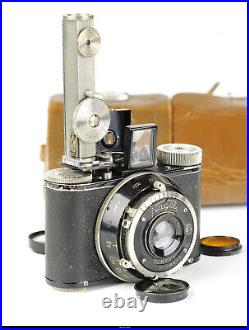 Nagel Pupille 3x4cm camera w. Leitz Elmar 3,5/5cm