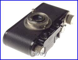 Nickel Leica I rare black paint camera Elmar 3.5 f=5cm collapsible 50mm upgrade