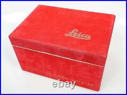 Original Leica M3 Box Karton frühe rote Ausf early red version schön nice ANKAUF