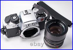 PHOTO CAMERA. LEICA R6.2 HELL SILVER WITH LEITZ ELMARIT R 90mm f2.8. 1993