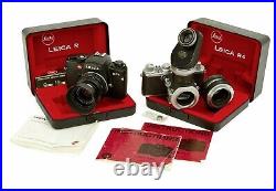 Pair Collectible Leica 35mm Cameras from the Estate of Russ Meyer with extras