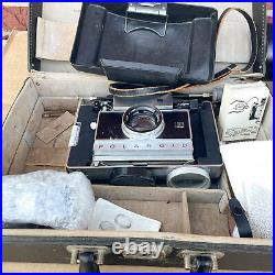 Polaroid Film Camera Kodak Lens Leica Stand Vintage Rare 268 flash 195 kit