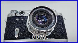 RARE 1960 SET! Vintage FED 2 Film Camera + Industar 26M Lens Based Leica WORKING