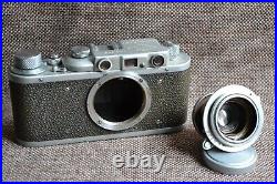 RARE FED NKVD USSR No. 31204 Rangefinder camera INDUSTAR-10 M39 Leica Mount