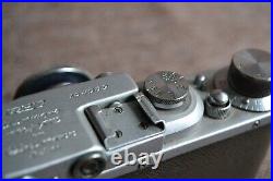 RARE FED NKVD USSR No. 4989 Rangefinder camera INDUSTAR-10 M39 Leica Mount